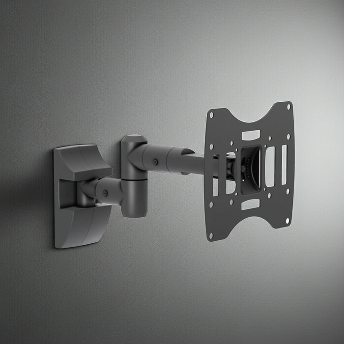 Kompakte TV-Wandhalterung für Bildschirme bis zu 32 Dreh- und neigbar