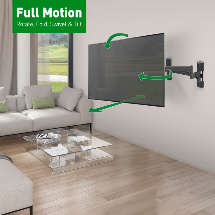 Stabiler Eck-TV-Wandhalter | 13" - 90" | Barkan Mounts