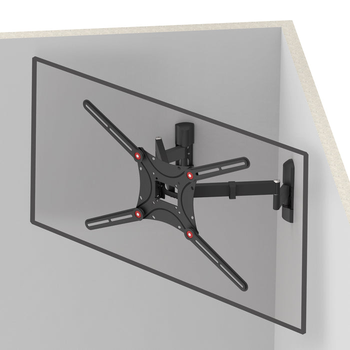 Stabiler Eck-TV-Wandhalter | 13" - 90" | Barkan Mounts