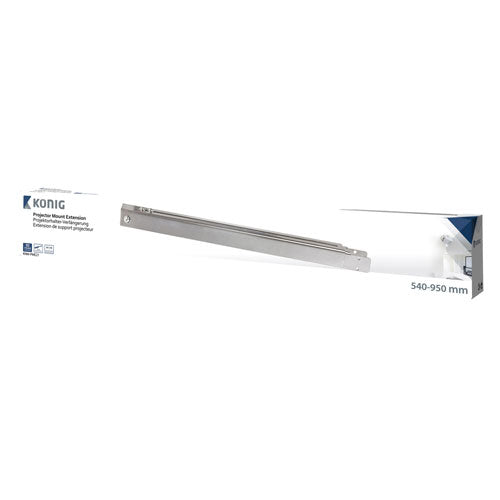 Projectorbeugel verlenger 540-950 mm zilver