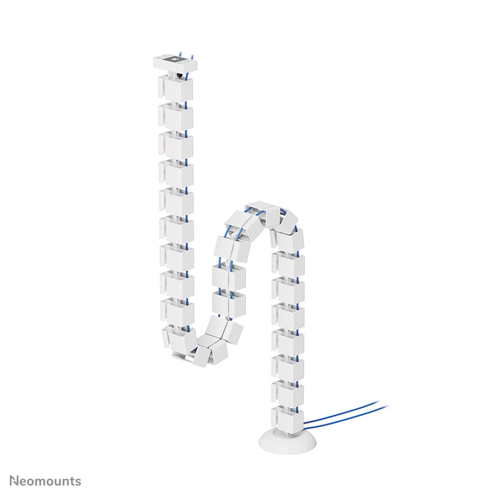 Neomounts ADS06-132WH Kabelgeleider met magnetische bevestiging – wit – productaanzicht bij TVBeugels.nl