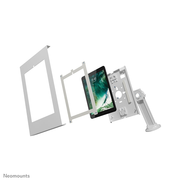 DS15-640WH1 drehbarer Tischhalter für 9,7-11-Zoll-Tablets - Weiß