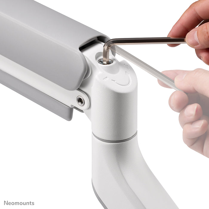 DS70-450WH1 vollbewegliche Monitor-Tischhalterung für 17-42-Zoll-Bildschirme - Weiß