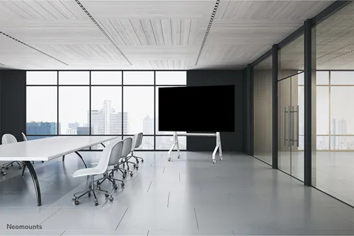 Mobiler Bodenständer Neomounts FL50-575WH1 für 65-110" Bildschirme - Weiß