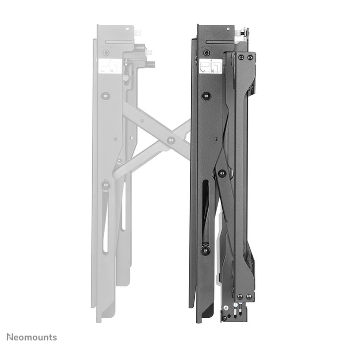 LED-VW2500BLACK1 ist eine flache Videowandhalterung für Bildschirme bis zu 75 Zoll (191 cm), für horizontale und vertikale Montage - Schwarz