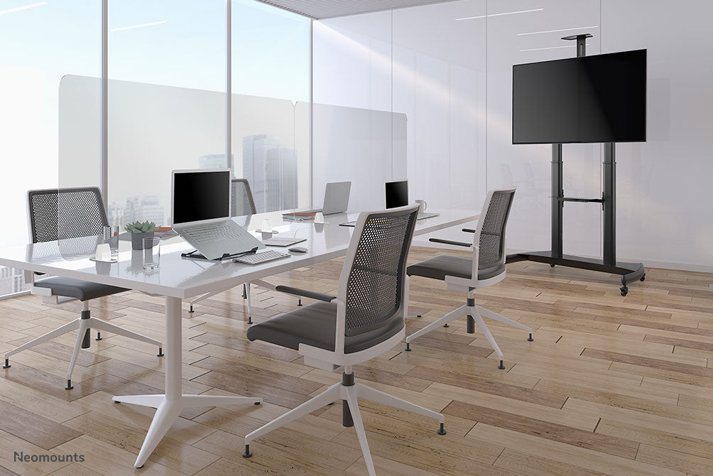 Schreibtischklammer-Set mit Tischfuß - Weiß