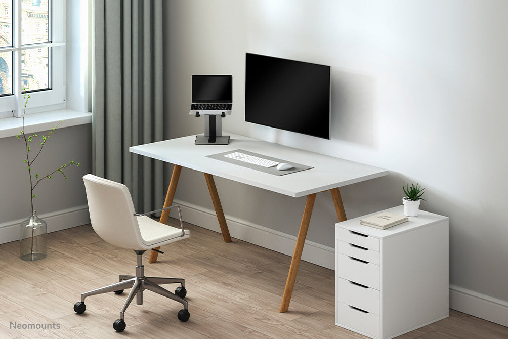 faltbarer Laptopständer – Silber/Schwarz