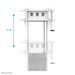 Neomounts WL55-885WH1 Vloer-wandsteun 65-105" - gemotoriseerd – detailaanzicht 3