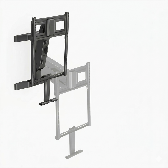 Absenkbare TV-Halterung – Drehbar – 47 cm Höhenverstellung – Geeignet bis 86 Zoll