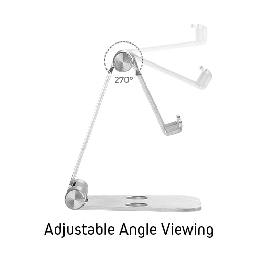 Wolff Mount Faltbarer Tablet- und Handyhalter aus Aluminium – TVB-130