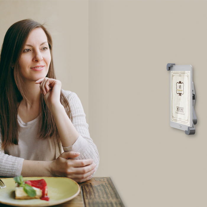 360º drehbare Tablet-Wandhalterung mit Anti-Diebstahl-Schloss 7 - 14 Zoll