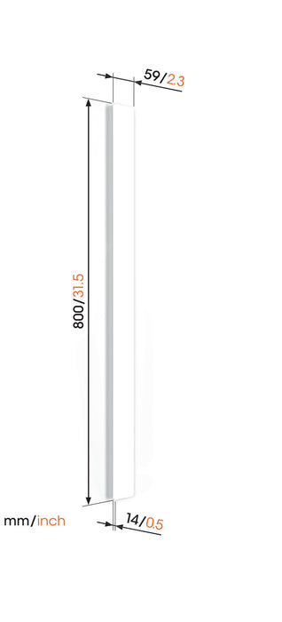 Vogel's Kabel 4 Kabelrinne weiß 94 cm